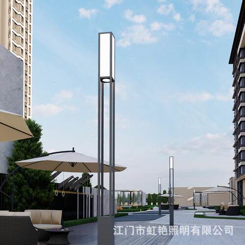 方形庭院灯简约现代户外防水别墅小区路灯园林工程公园中式景观灯