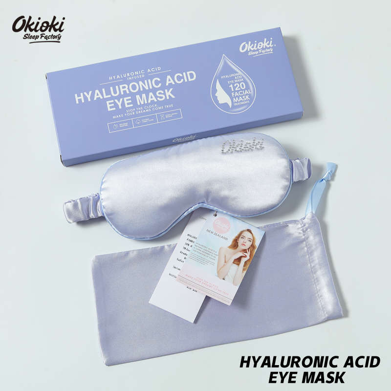 戒掉熬夜 新西兰okioki玻尿酸眼罩黑科技遮光透气睡觉助眠神器