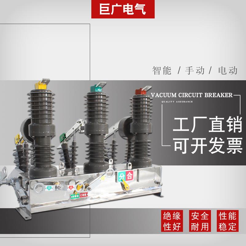 广厂ZW32-12G家直供户外高压断路户外真空巨路器ZW器32-12断G/630