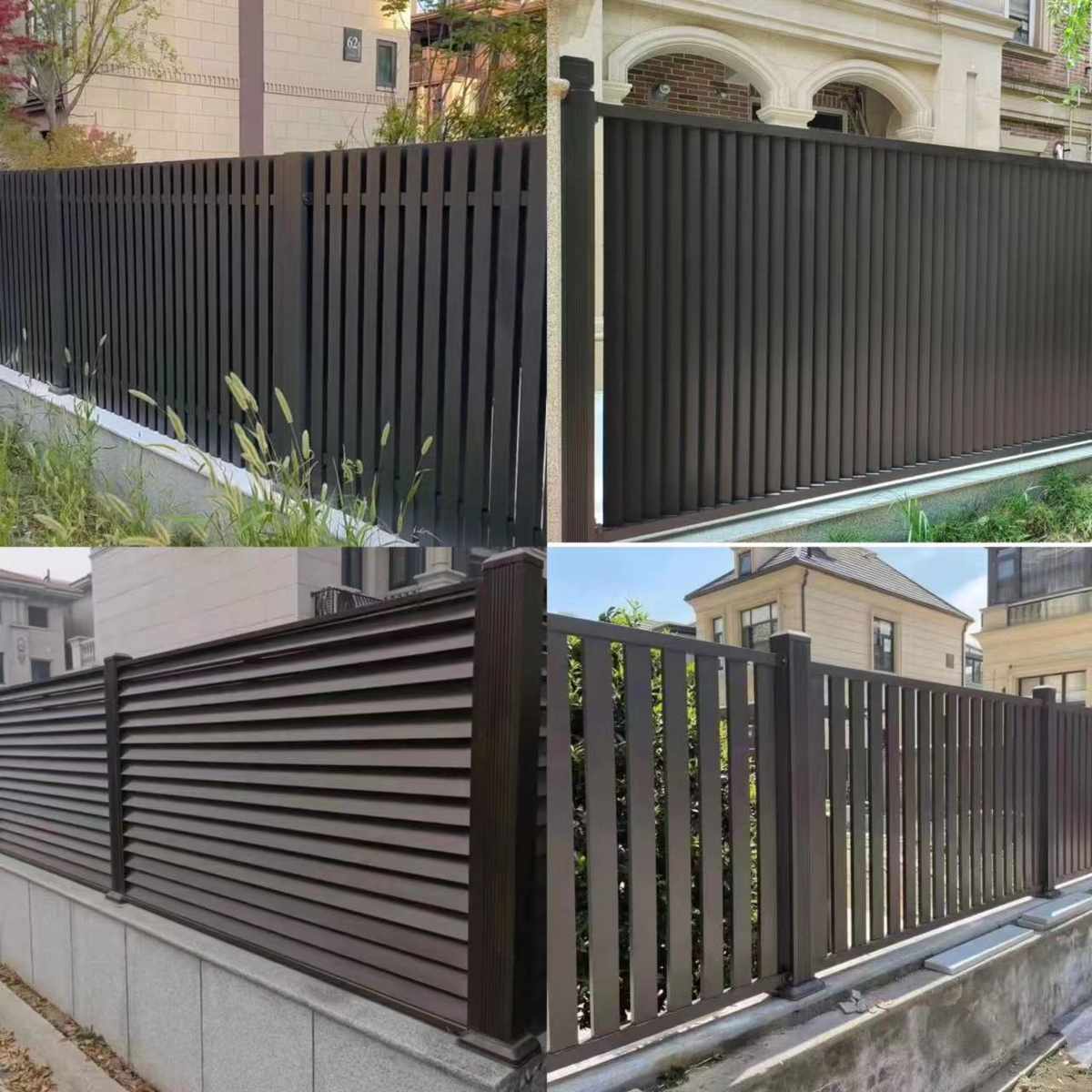 明钊铝艺护栏别墅庭院铝合金阳台围栏户外小区花园栏杆围墙栅栏*