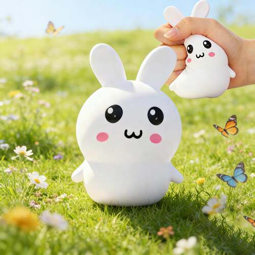 Rabbit Squeeze Toy - A Portable Stress Relief Wonder for Dai
