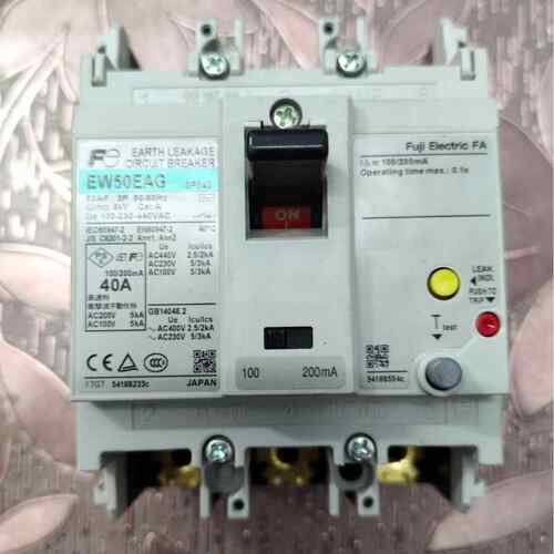 富士漏电断路LJT器EW5E0AG3P050KEW50EAG3P0400K灵敏度10-200MA