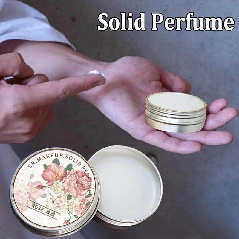 Women Solid Perfume Portable Solid Balm Long-lasting Fragran - 实物图