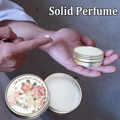Women Solid Perfume Portable Solid Balm Long-lasting Fragran