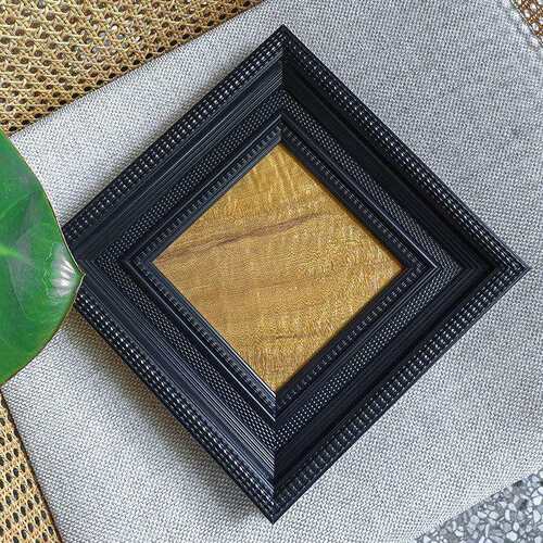 金丝楠木入画 中古风小众艺术装饰画餐边柜玄关卧室床头高级挂画