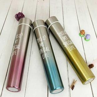 细长款保温杯大容量水杯便携不锈钢保温杯细长个性创意户外水杯