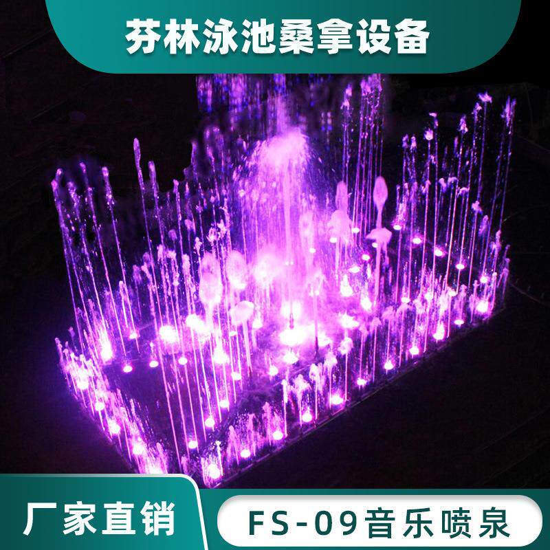 FS-09不锈钢喷泉别墅喷泉音乐程控喷泉 跳泉 广场喷泉 喷泉设备