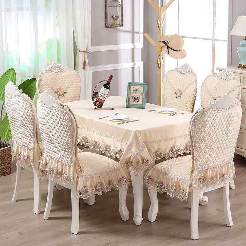 欧式餐椅套家简约现代桌布布艺加厚餐桌椅子套垫罩靠背套用UEC通