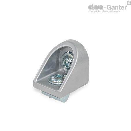 Elesa Ganter伊莉莎冈特 GN 41i 旋转角托架 压铸锌 用于铝制型材