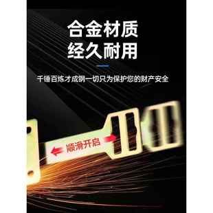 卷帘门锁卷闸门锁中间开十字铜芯通用型锁芯商铺车库防盗门锁配件