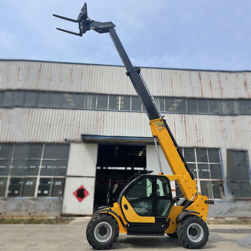 伸缩臂叉装车多功能全地形叉装机四驱内燃物料堆垛装卸四轮转向