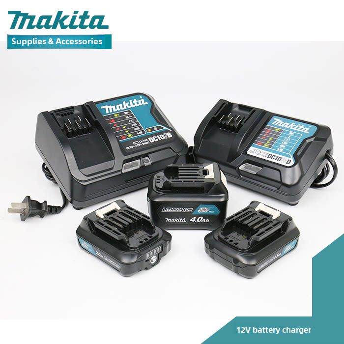 原装正品牧田锂电池12Vmax系列Bl1021B充电器Bl1041B快充和慢充Dc