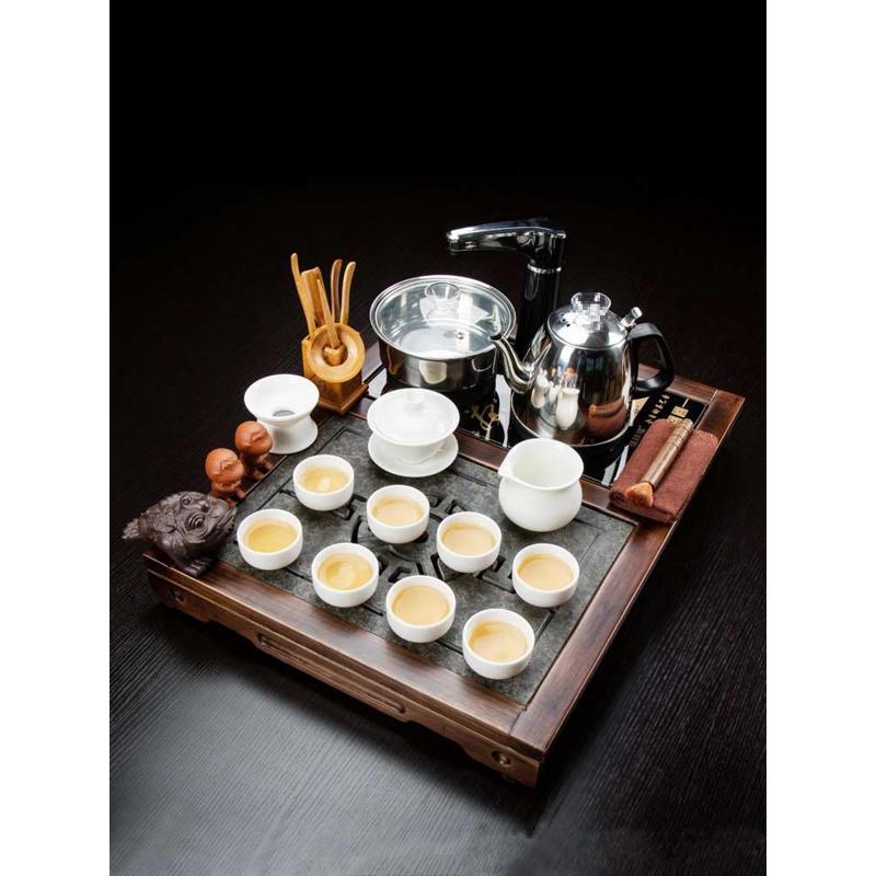 紫砂茶具套装家用客厅小型煮茶一体底部上水全自动茶盘泡茶储新品