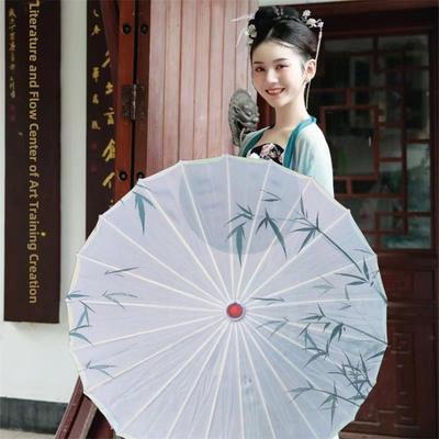 清竹演出如梦令舞蹈伞走秀表演道具工艺伞人间烟火雨巷佳人跳舞伞