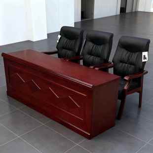 会议室会议桌主席台桌椅领导讲话台演讲台桌发言席台实木观礼台桌
