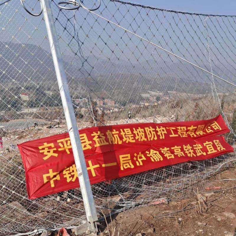 动边坡护网生RX025、R产厂防坠家柔性主动防护网环形绞索网防落拦