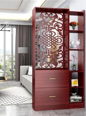 新中式屏风隔断客厅家用现代简约镂空双面间厅遮挡进门入户玄关柜