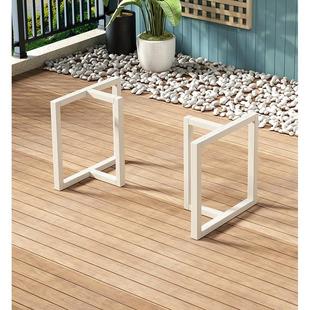 全实木桌架台脚台架加粗餐桌桌腿木桌脚桌子腿桌架子家具支架桌脚