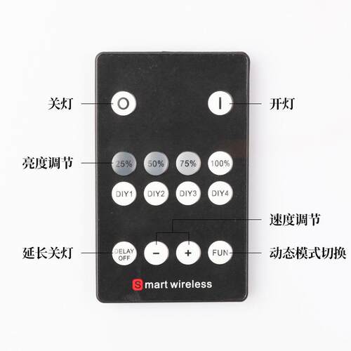 烁12v24v呼吸e闪控制器lGS-DPP2d低压灯带灯条爆单色闪遥控调光无