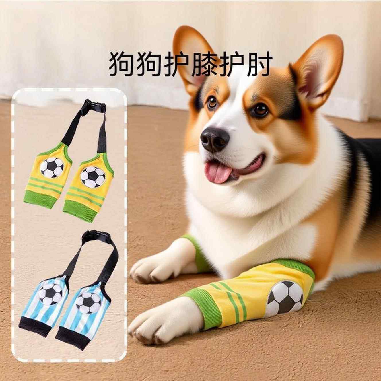 柯基专用狗狗前腿护肘衣护膝衣服袖套防磨关节保护腿套防脏尘柴犬