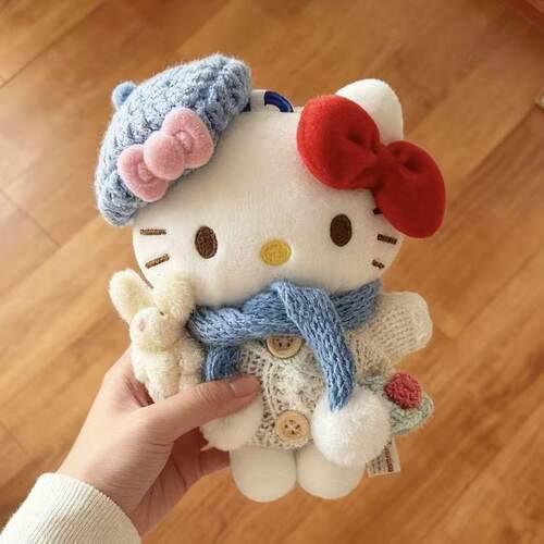 kitty钥匙扣当当卡通布艺类玩具