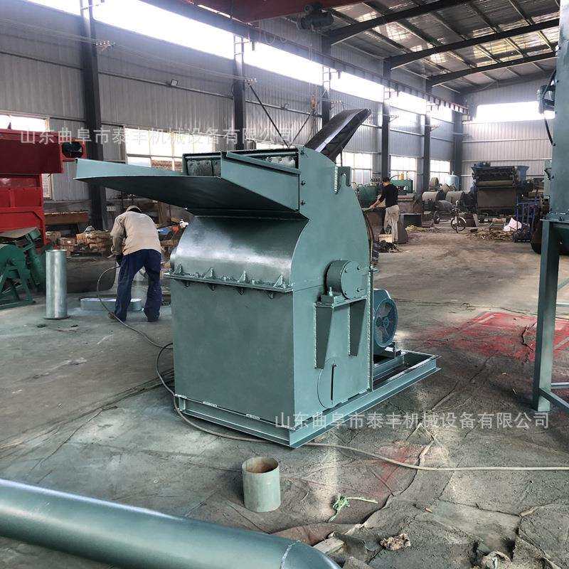 双进料口多功能家具下脚料木材粉碎机 移动式园林树枝竹子粉碎机