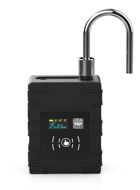 IP67防水智G300P能安防电锁子队车运输管锁防盗智理能挂锁