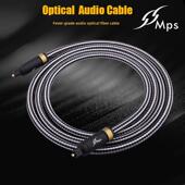 MPS发烧数码 光纤音频线5.1杜比DTS电视功放音响数字光纤线方对方