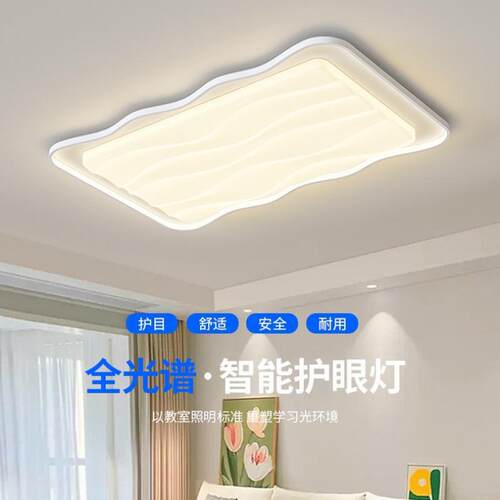 2025新款智能语音灯具套餐客厅大灯简约现代大气全屋两室两厅吸顶