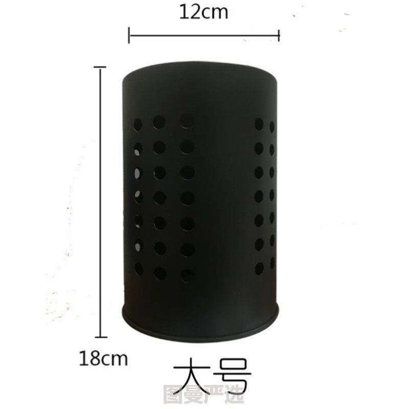 加厚不锈钢筷子筒餐具桶厨具收纳筒厨具圆孔镂空沥水筒筷子笼