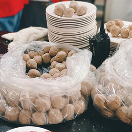 杏花吴记手打牛筋丸正宗潮汕，牛肉丸火锅食材广东汕头特产牛肉丸子