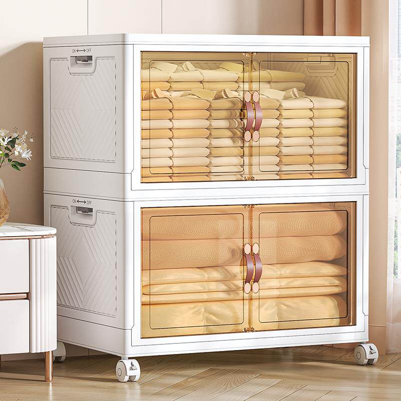 收纳箱家用收纳折叠衣柜衣服衣物被子整理箱塑料储物玩具置物柜子