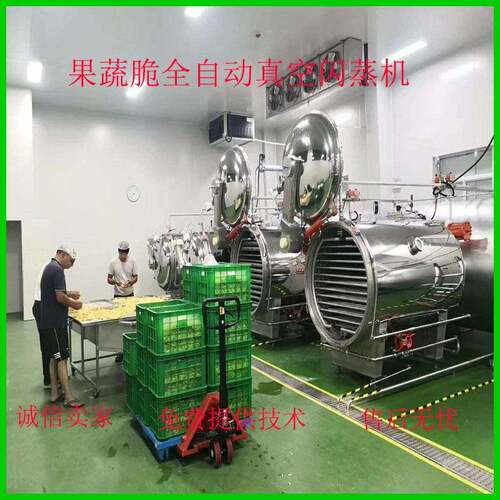 邵通苹果脆片反压差真空膨化机半自动反压差真空膨化机
