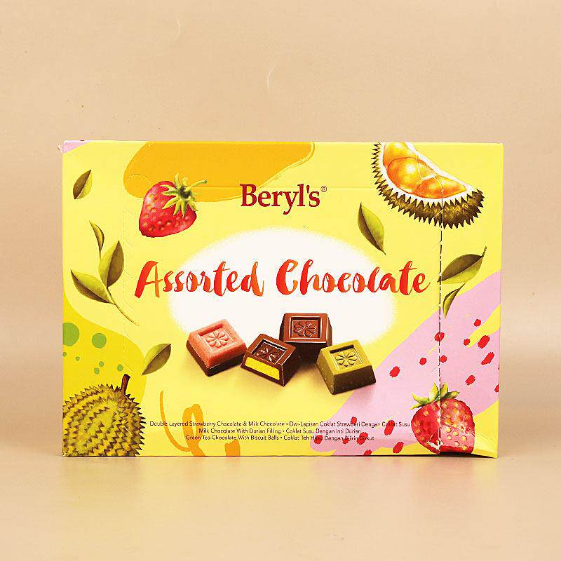马来西亚原装beryls倍乐思华夫饼饼干夹心牛奶巧克力草莓榴莲味