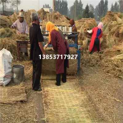 黑河1米芦稻稻草草帘子 1米自动草苇编织机 机电动薄帘子机