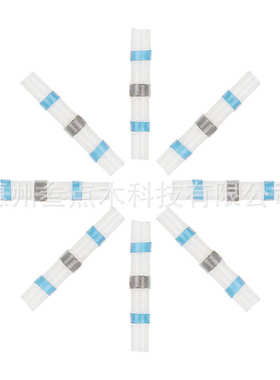 300/330pcs焊锡环套盒热缩中接管 盒装焊锡绝缘端子焊锡热缩套管