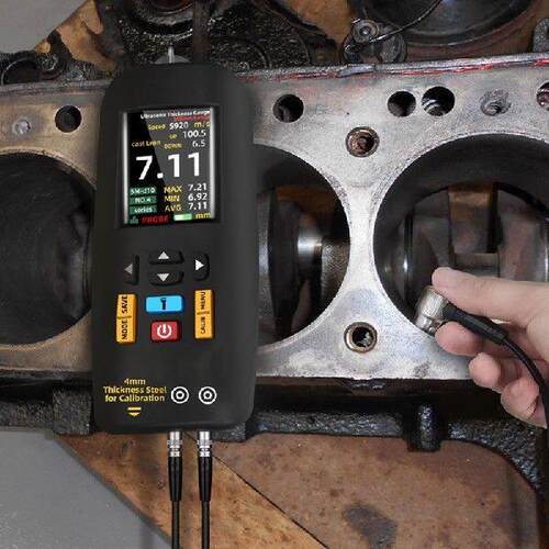 Ultrasonic Thickness Gauge, 1-300 Mm Range With Color