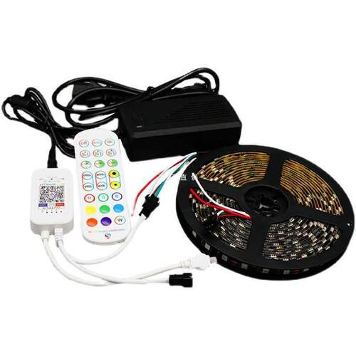 ktv酒吧氛围节奏声控动感应ws2811b灯带可编程led12v幻彩灯条