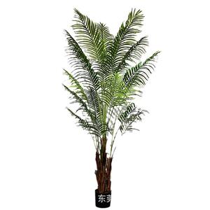 仿真夏威夷葵盆栽绿植欧式散尾葵造景家居摆件橱窗装饰源厂家