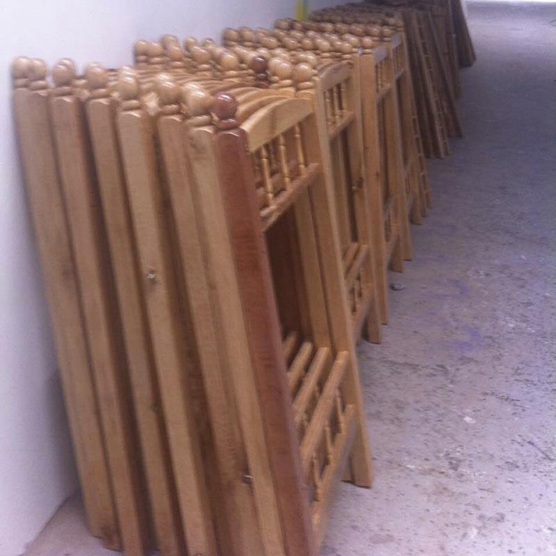 幼下儿床实木早教双层午睡床生宿舍上2016251铺儿园童樟子松高低