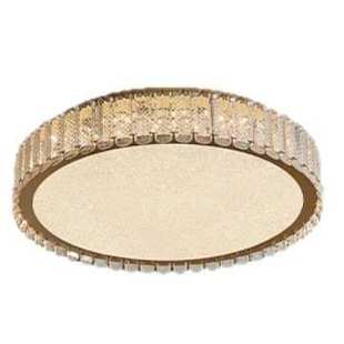 卧室吸顶灯水晶灯后现代轻奢客厅创意简约大气主卧室房间灯长方形