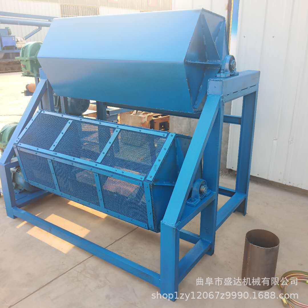 螺丝螺母除锈滚筒打磨机 翻滚式金属除锈机 不锈钢件打磨光饰机