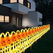 饰 灯装 灯花园欧式 玫瑰花户外围栏蘑菇太阳能庭太阳能草坪新款