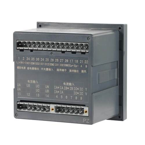 PZ80三相多功能电表能耗计量可带485通讯门板嵌入式安装