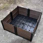 藤zzxsp条种网格组合双排加宽塑园料植箱户外工程绿顶化楼花阳台