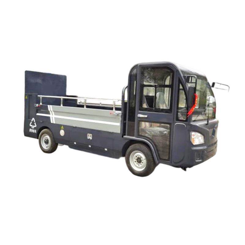 观光外型尾板垃圾收运车 现货电动尾板垃圾清运车小型四轮垃圾车