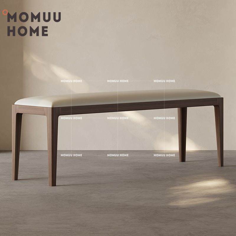 MOMUU北欧实木长条凳家用小户型餐桌凳床尾凳试衣间换鞋凳创意凳