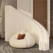 屏风隔断多造型办公室纸墙婚礼背景墙背景板折叠围栏可移动三角墙