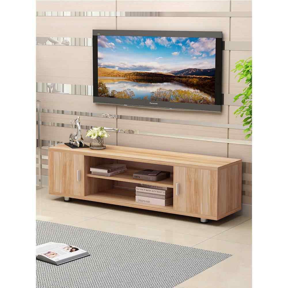 简易客厅实木小电视柜现代简约家用落地电视机柜迷你地柜经济型