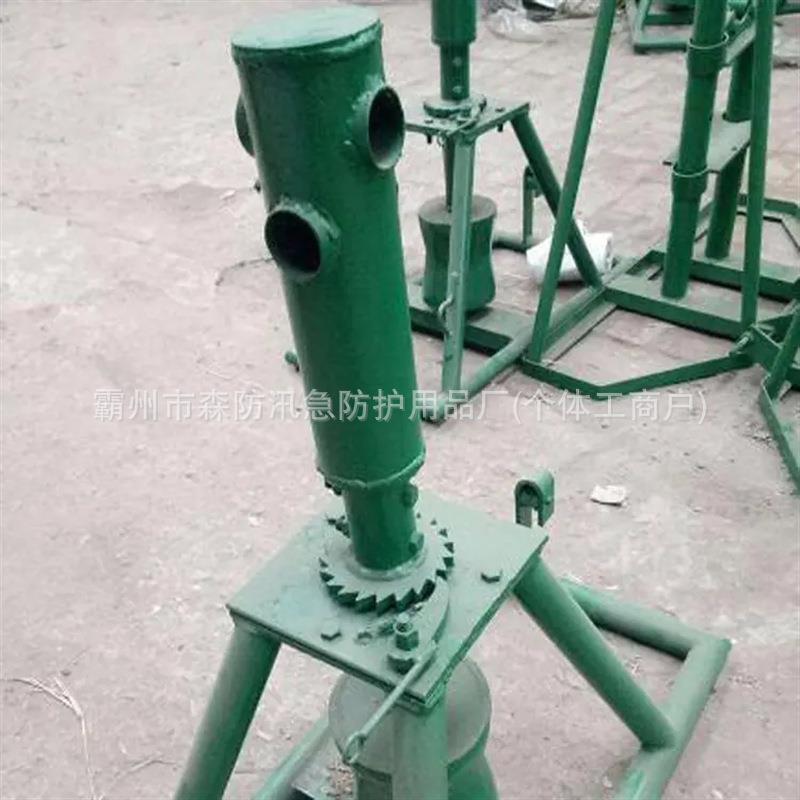 人力手绞磨机3轮T推5T手动人GMU力棘磨角牵引机